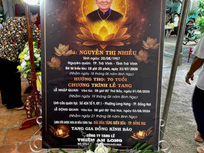 LỄ TANG BÀ NGUYỄN THỊ NHIỀU