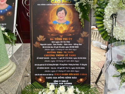 LỄ TANG BÀ TỐNG THỊ ÚT