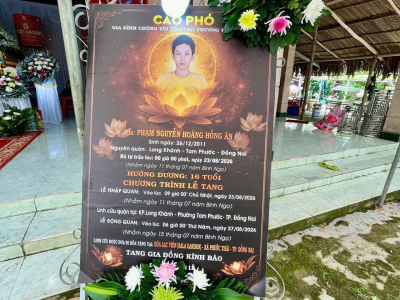LỄ TANG EM NGUYỄN HOÀNG HỒNG ÂN