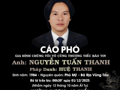 LỄ TANG NGUYỄN TUẤN THANH
