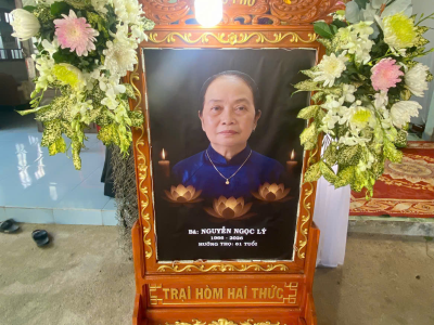 LỄ TANG BÀ NGUYỄN NGỌC LÝ