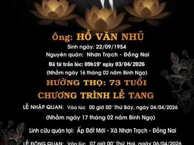 LỄ TANG ÔNG HỒ VĂN NHỦ