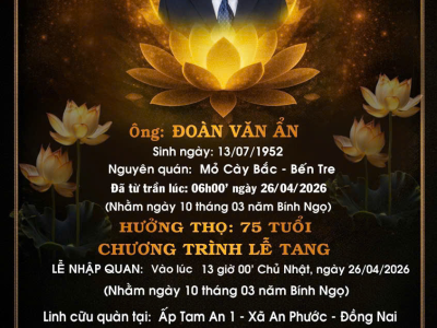LỄ TANG ÔNG ĐOÀN VĂN ẨN