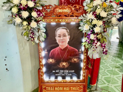LỄ TANG BÀ ĐỖ THỊ CẨM LOAN