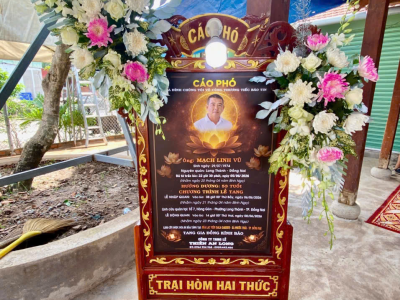 LỄ TANG ÔNG MẠCH LINH VŨ