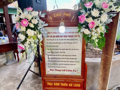 LỄ TANG ÔNG MẠCH LINH VŨ