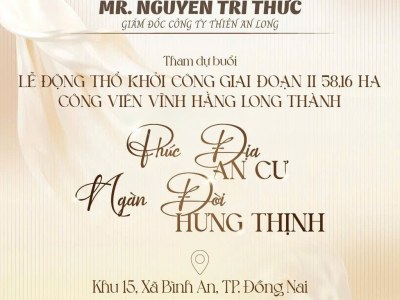 LỄ ĐỘNG THỔ CÔNG VIÊN VĨNH HẰNG