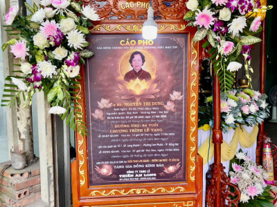 LỄ TANG BÀ NGUYỄN THỊ DUNG