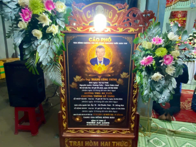 LỄ TANG ÔNG HOÀNG CÔNG TRÌNH