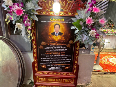 LỄ TANG ÔNG NGUYỄN MINH HOÀNG
