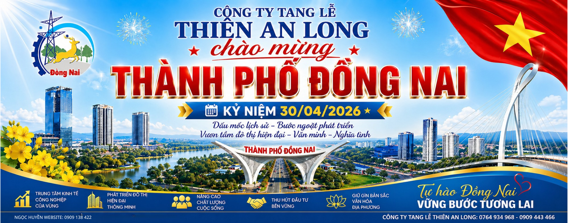 Dịch vụ tang lễ trọn gói Long Thành Thiên An Long